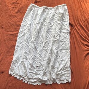 Elegant White Women's Skirt